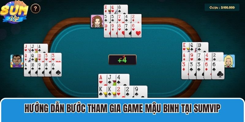 Muốn tham gia chơi game bài Mậu Binh, bạn phải đăng ký tài khoản Sumvip