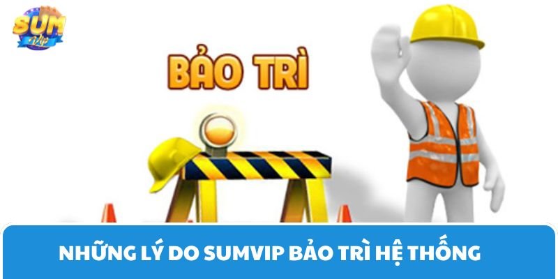 Sumvip thực hiện bảo trì để có thể khắc phục những sự cố kỹ thuật xảy ra